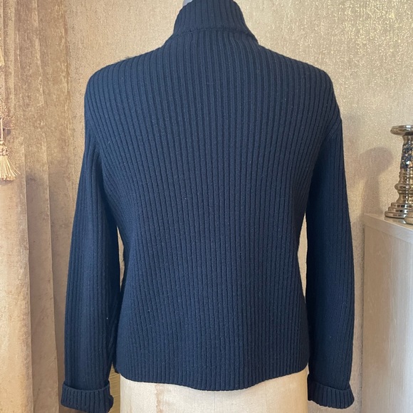 Zara rabbit fur cardigan size L - Picture 3 of 10